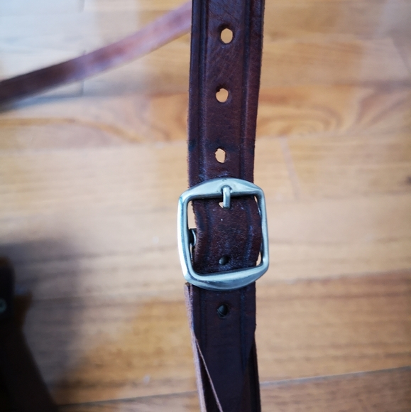 Vintage style hand-tooled genuine leather … - Picture 5 of 7